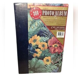 Vintage 1993 Kleer-Vu Floral Photo Album